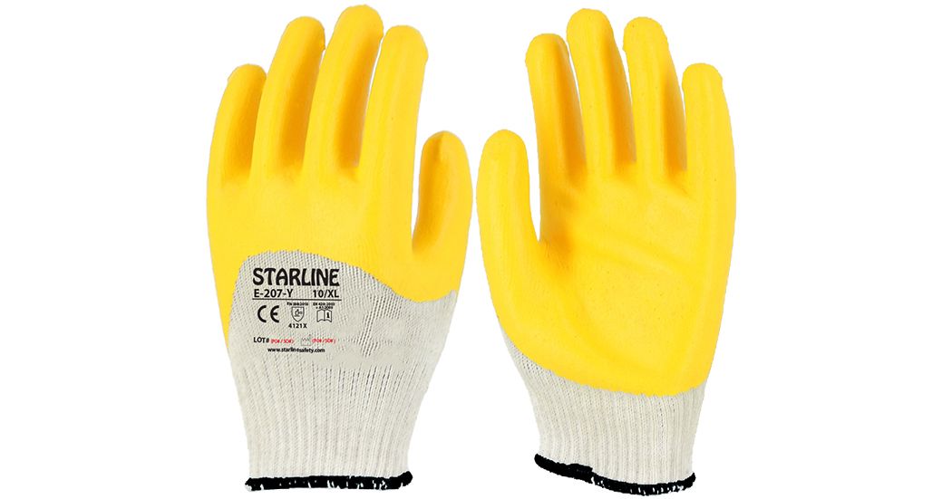 E-207-Y (Sarı), E-207-B (Siyah) Köpük Nitril